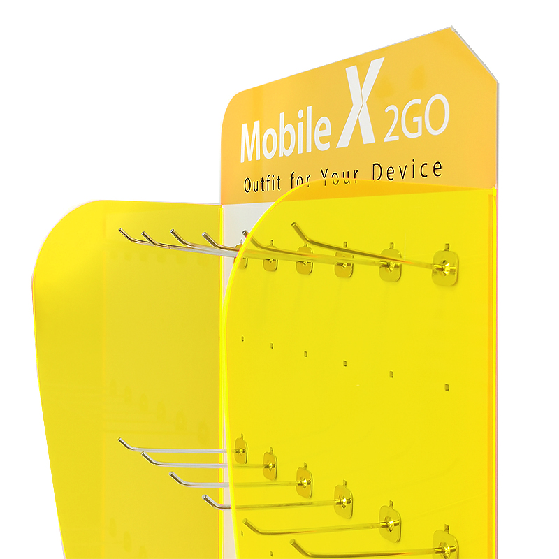 ชั้นวางอะคริลิคแบบกำหนดเอง Tin - Phone Accessories Rack Display บทวิจารณ์และราคา